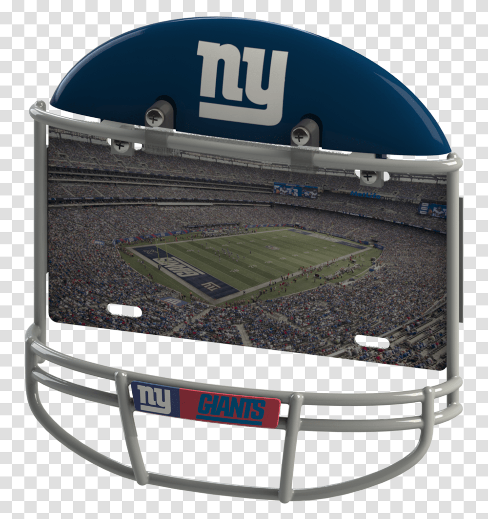 New York Giants Helmet Frame Metal Stadium Photo Logos And Uniforms Of The New York Giants, Field, Building, Arena, Team Sport Transparent Png