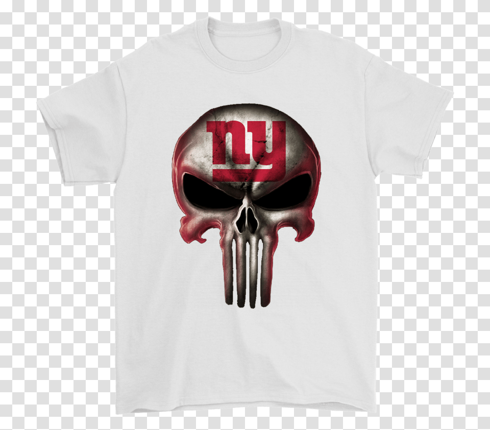 New York Giants The Punisher Mashup Football Shirts American Football, Apparel, T-Shirt Transparent Png