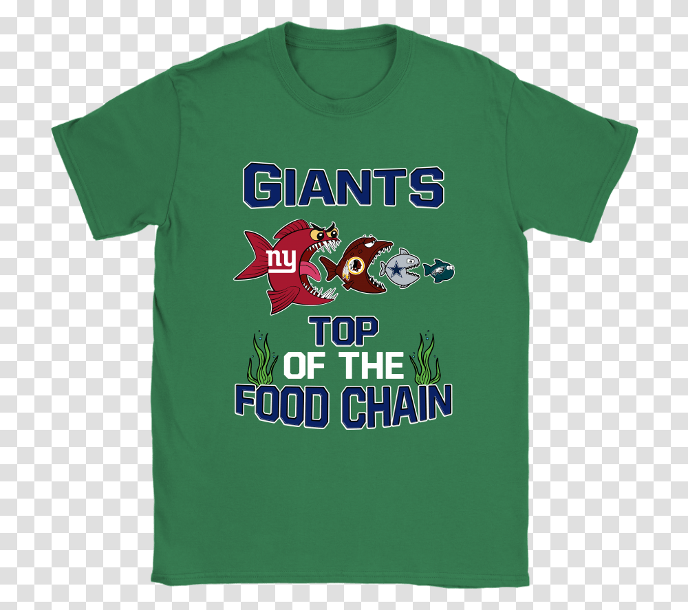New York Giants Top Of The Food Chain Kansas City Chiefs Lips Shirt, Clothing, Apparel, T-Shirt Transparent Png