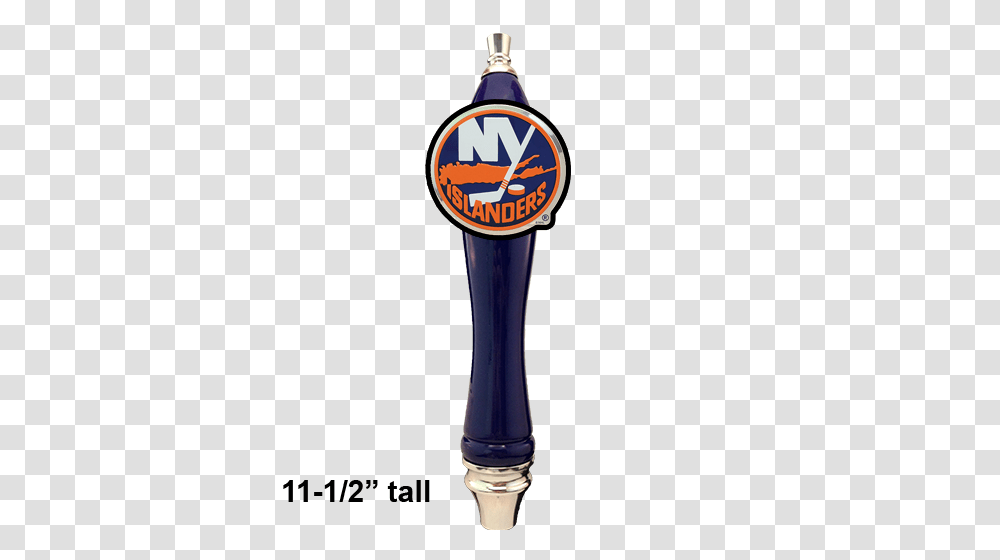 New York Islanders Beer Tap Handle Blue, Gas Pump, Machine, Face, Weapon Transparent Png