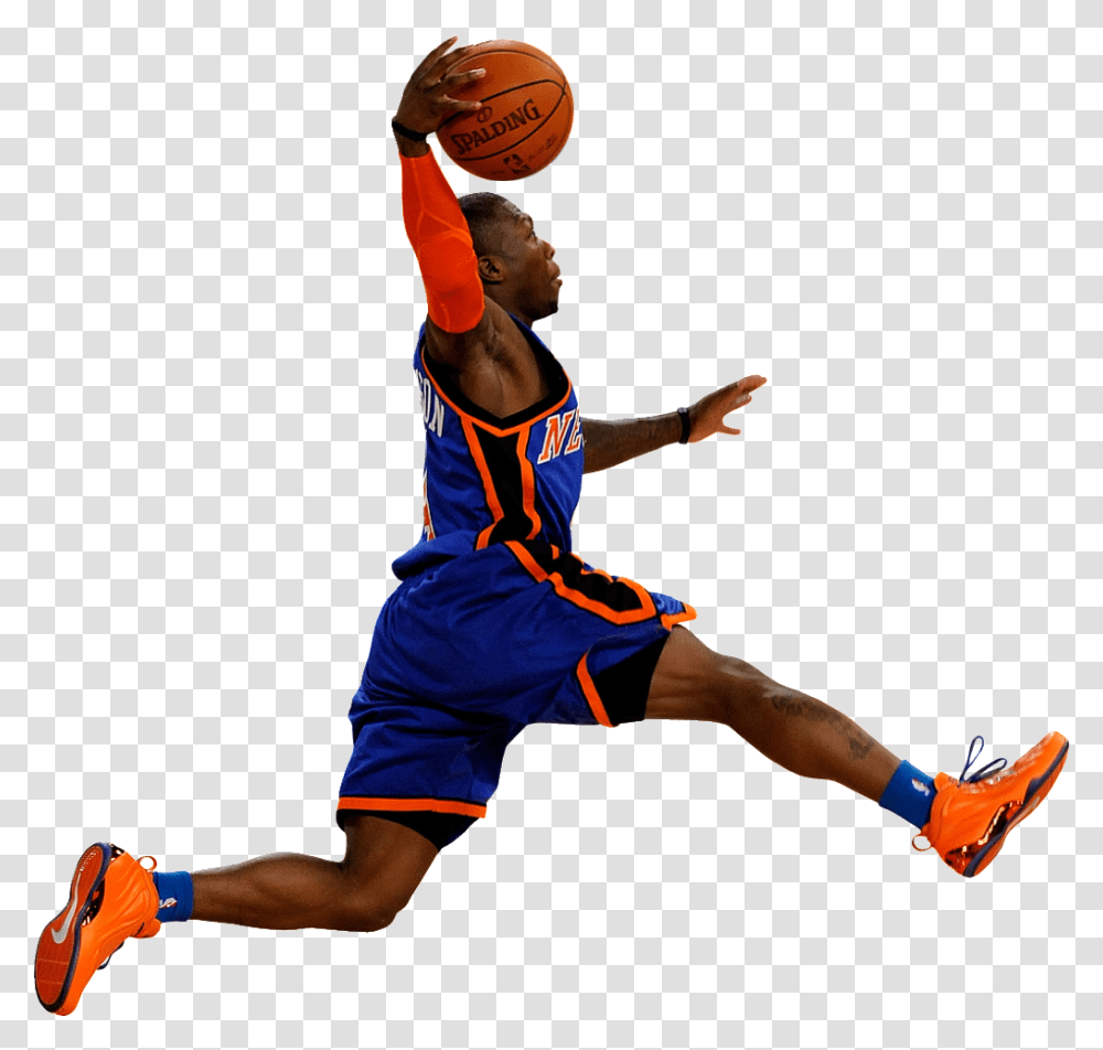 New York Knicks Nba Basketball Player Basketball Player, Person, Human, People, Sport Transparent Png