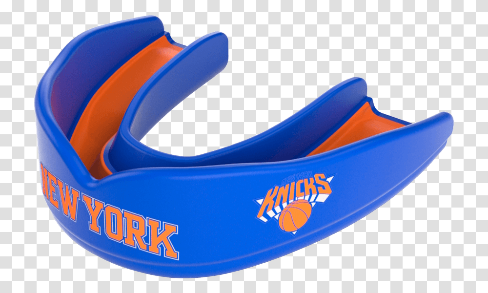 New York Knicks Nba Basketball Shock Doctor 8300 Nba Basketball Mouth Guard, Clothing, Apparel, Bathroom, Indoors Transparent Png
