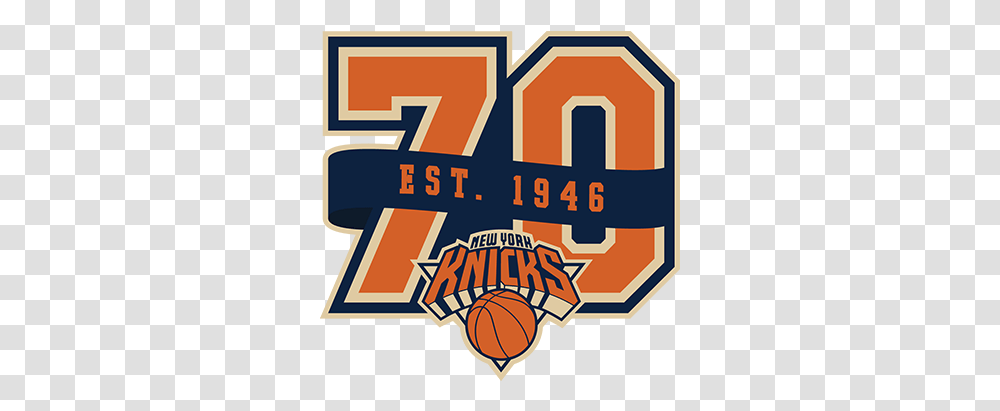 New York Knicks Picture New York Knicks Anniversary, Text, Alphabet, Number, Symbol Transparent Png