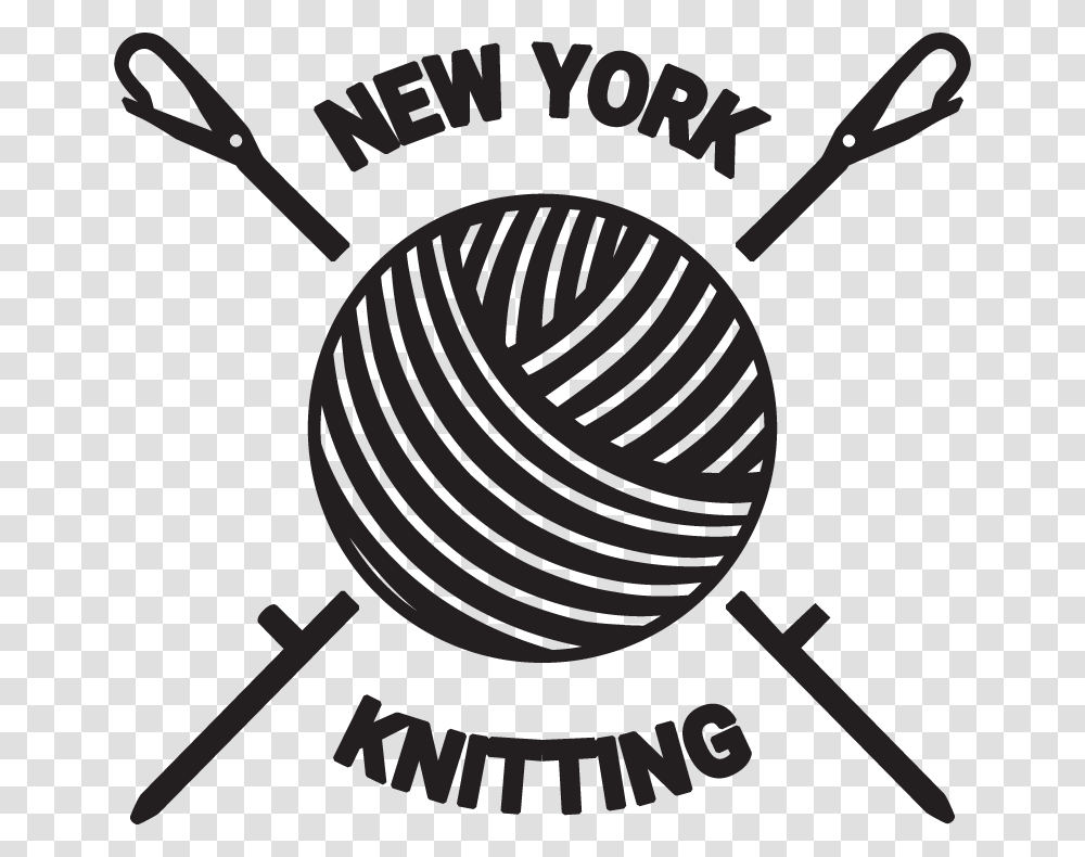 New York Knitting, Silhouette, Stencil Transparent Png