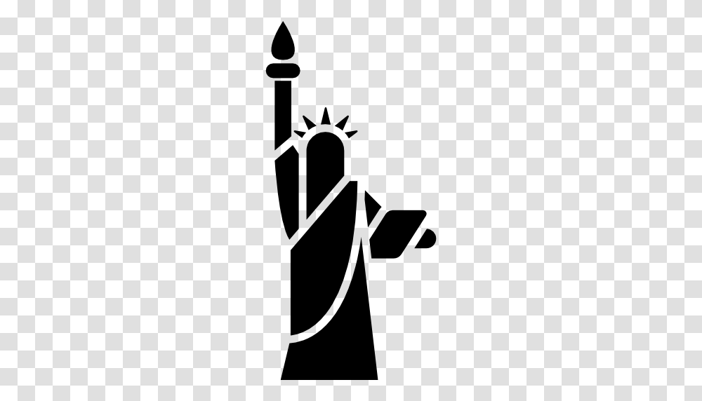 New York Liberty Statue, Stencil, Silhouette Transparent Png