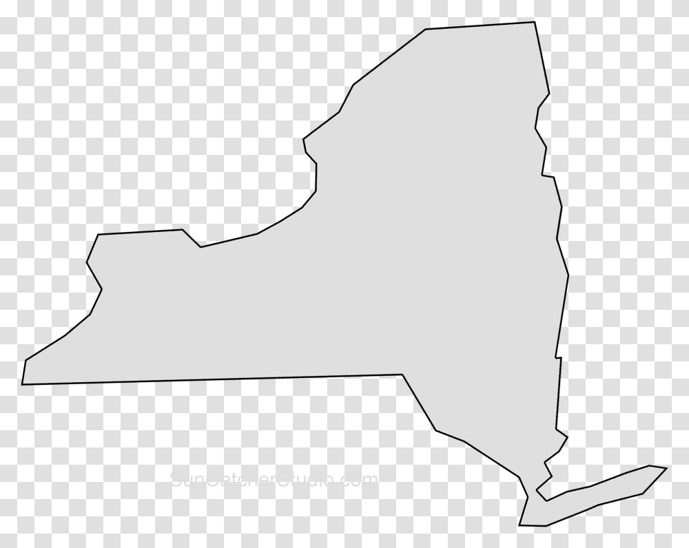 New York Map Shape, Silhouette, Person, People Transparent Png