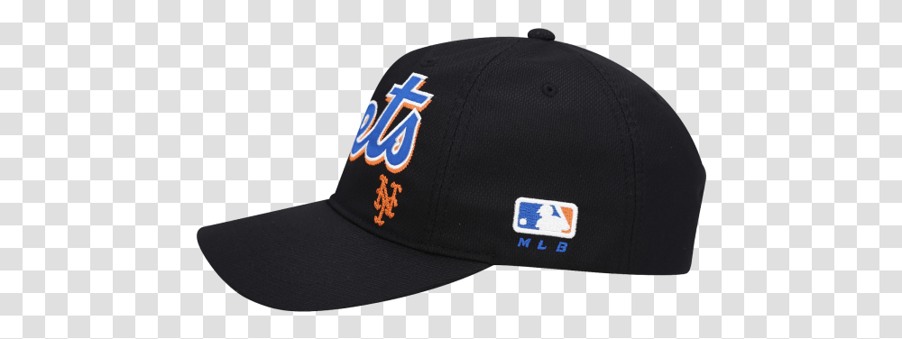 New York Mets Classic Cursive Flat Visor Baseball Cap, Apparel, Hat Transparent Png