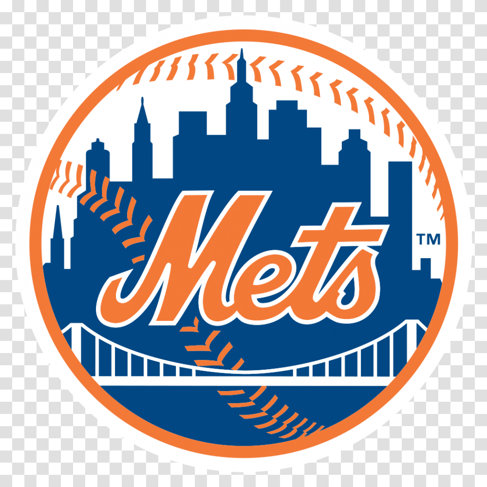 New York Mets New York Mets, Logo, Trademark, Badge Transparent Png