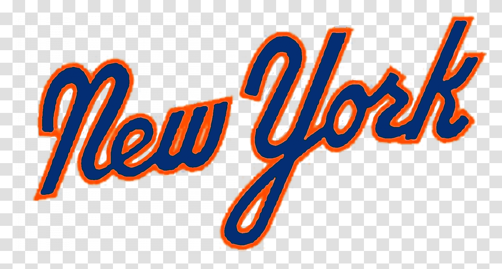 New York Mets Script, Logo, Alphabet Transparent Png