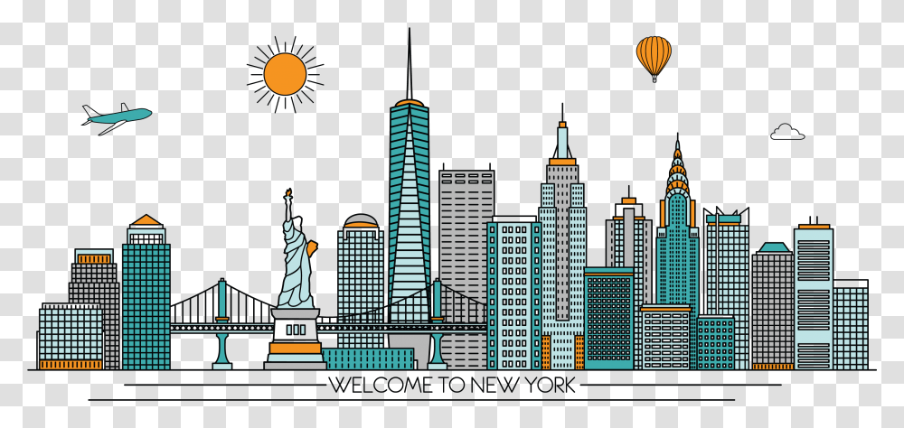 New York New York City Photo Background, Urban, Building, High Rise, Architecture Transparent Png