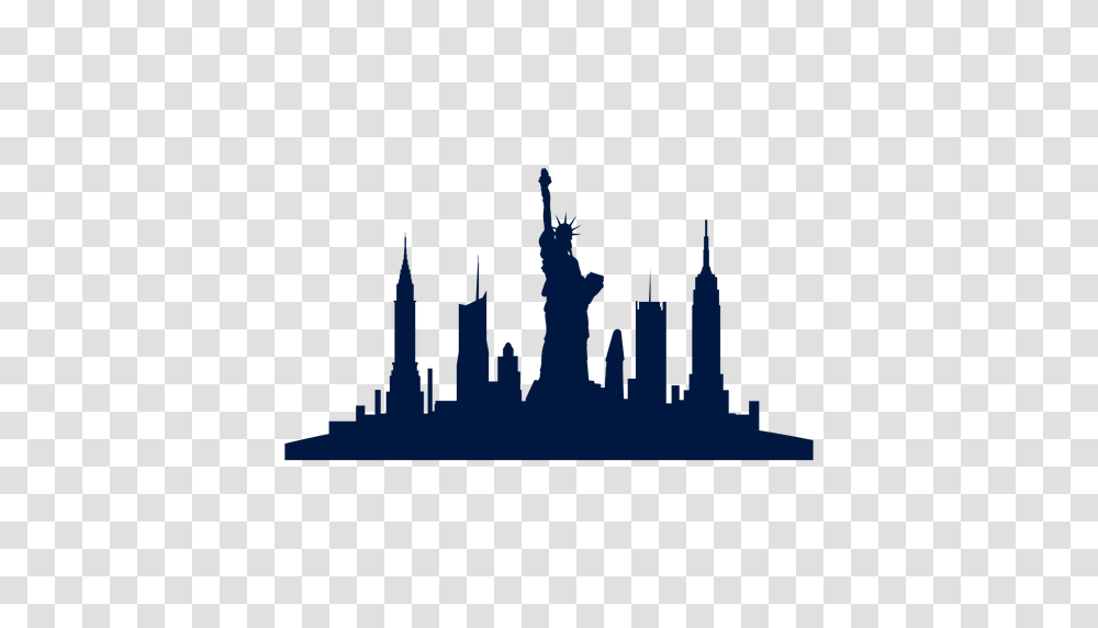 New York New York Images, Silhouette, Nature, Outdoors, Crowd Transparent Png