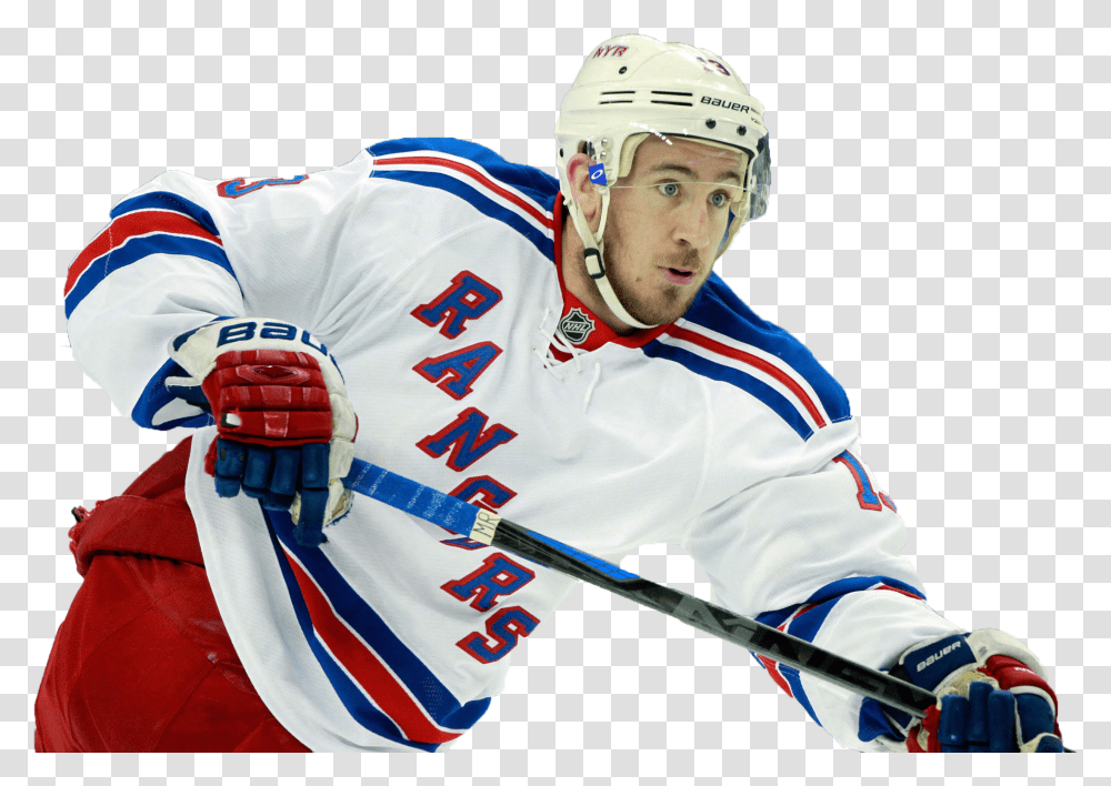 New York Rangers Jersey, Helmet, Person, People Transparent Png