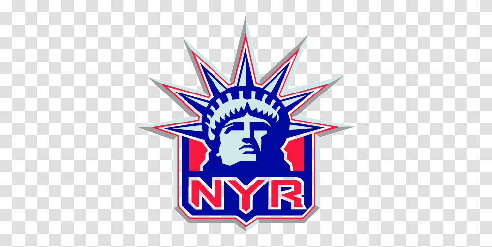 New York Rangers Silhouette New York Rangers Logo, Symbol, Star Symbol, Emblem Transparent Png