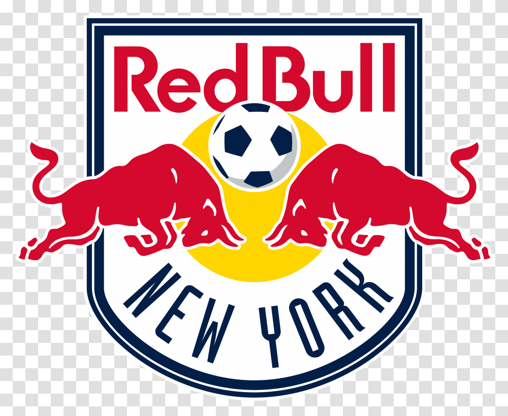 New York Red Bull Logo Red Bull New York, Label, Text, Advertisement, Poster Transparent Png