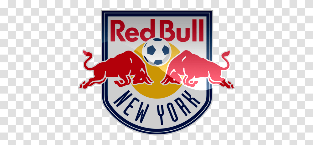 New York Red Bulls Kits 20162017 Dream League Soccer 2017 Logo New York Red Bulls, Label, Text, Symbol, Advertisement Transparent Png