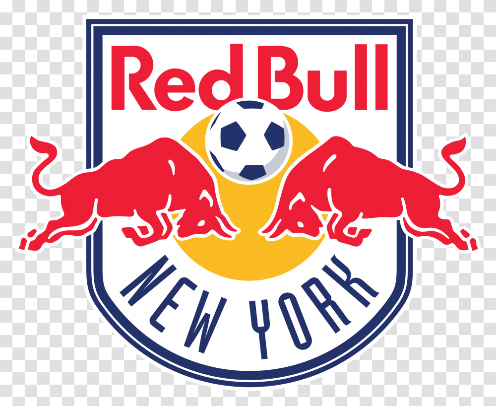 New York Red Bulls Logo Red Bull Salzburg, Label, Text, Advertisement, Poster Transparent Png
