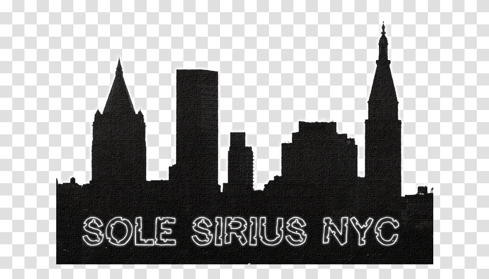 New York Skyline Silhouette Download New York Skyline Silhouette, Alphabet, Plot Transparent Png