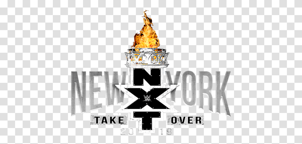 New York Thread Nxt Takeover New York 2019 Logo, Light, Symbol, Text, Fire Transparent Png