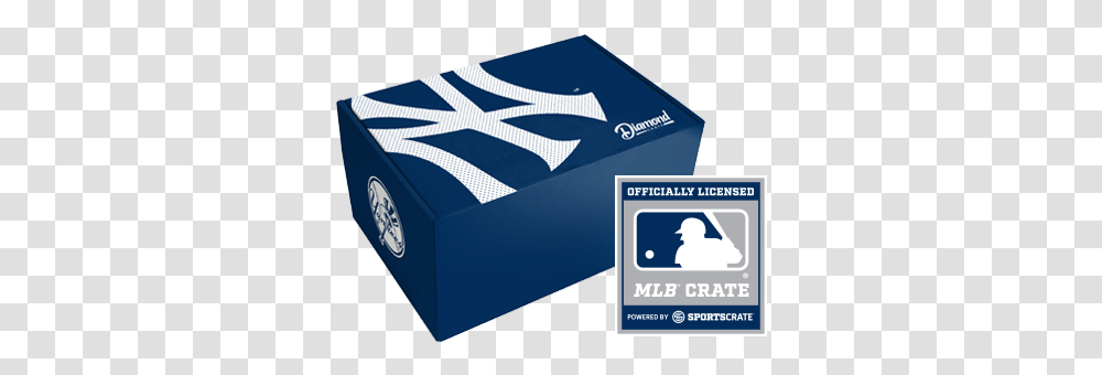 New York Yankees Diamond Crate Yankees Gift Box, Cushion, Furniture, Text, Passport Transparent Png