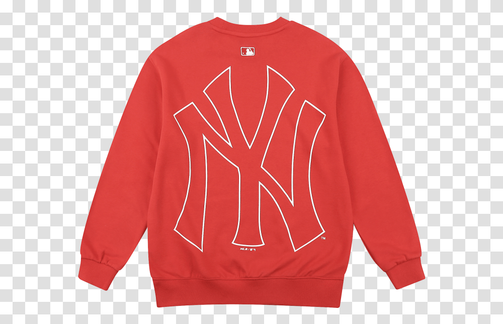 New York Yankees Fleece Lined Mega Big Logo Overfit, Clothing, Apparel, Sweatshirt, Sweater Transparent Png