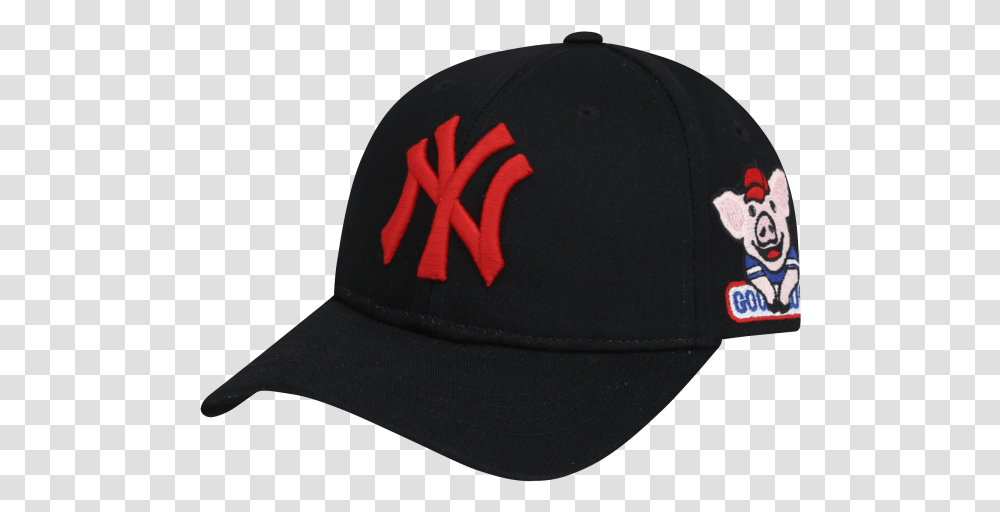 New York Yankees Happy New Year Lucky Pig Curved Cap Love My Hood, Apparel, Baseball Cap, Hat Transparent Png