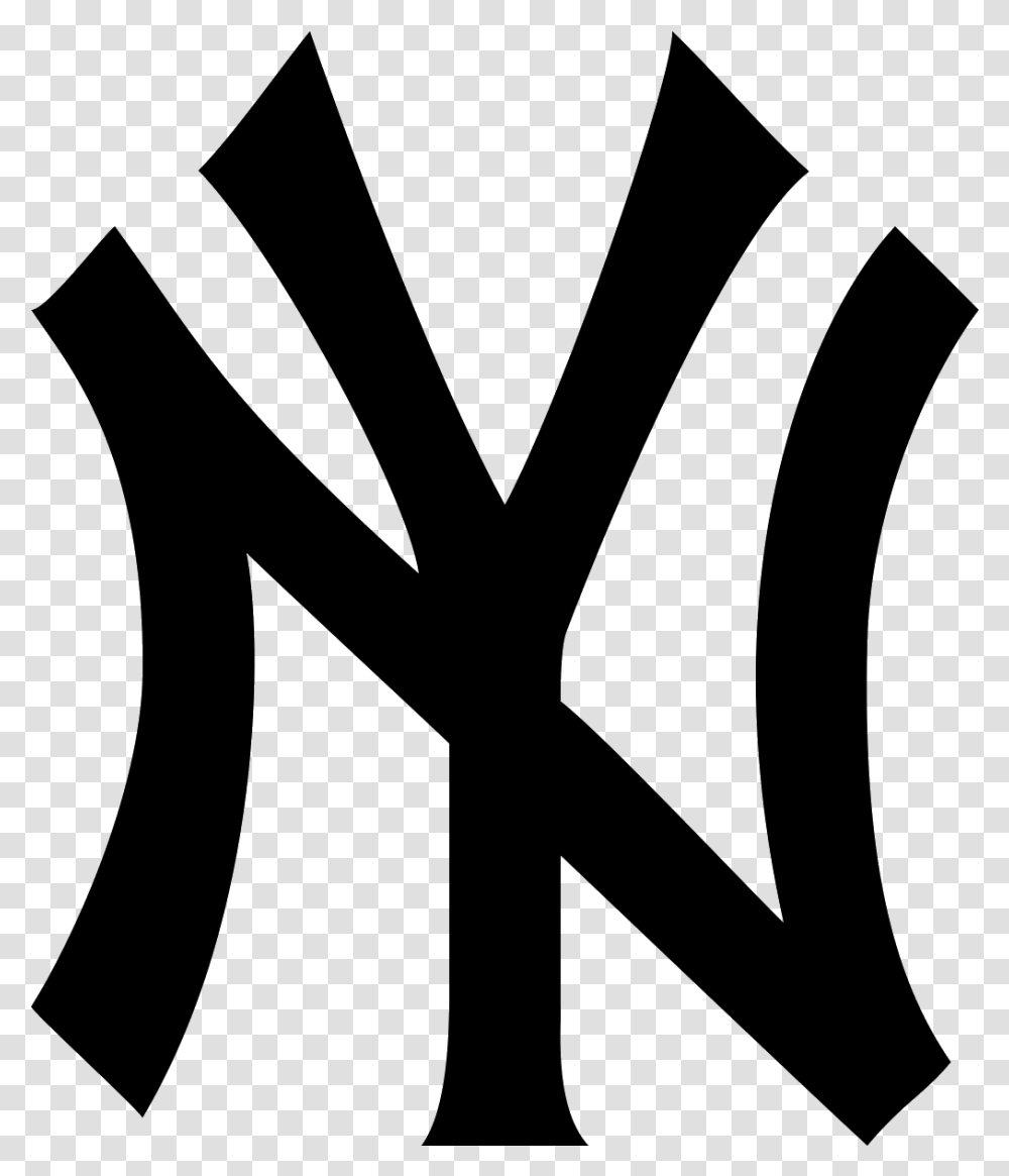 New York Yankees Icon Logos And Uniforms Of The New York Yankees, Gray Transparent Png