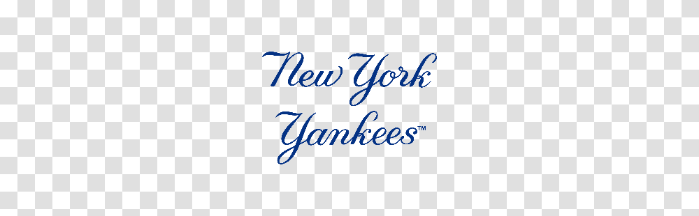 New York Yankees Wordmark Logo Sports Logo History, Letter, Handwriting, Label Transparent Png