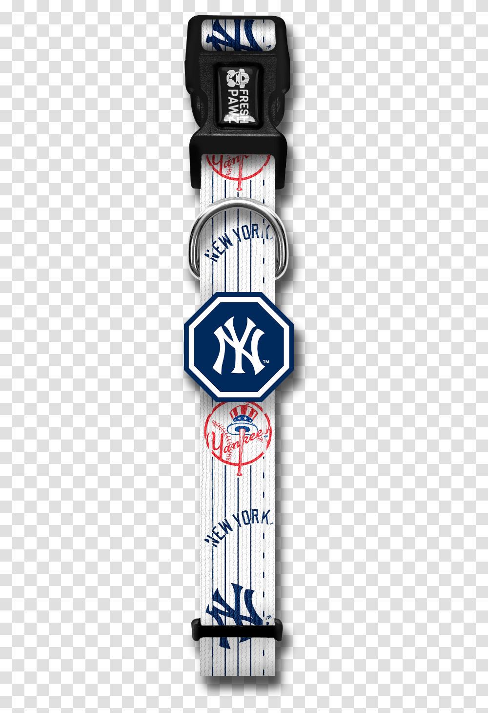 New York Yankees X Fresh Pawz, Road Sign, Emblem, Wristwatch Transparent Png