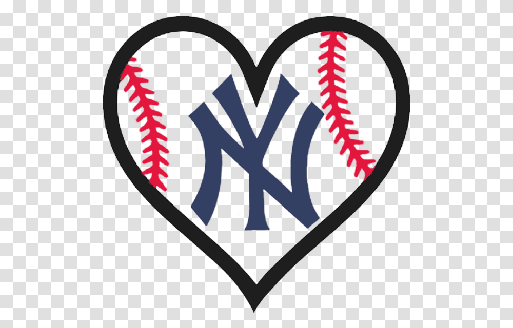 New York Yankees Yoga Mat Logo New York Yankees Svg, Symbol, Heart, Trademark Transparent Png