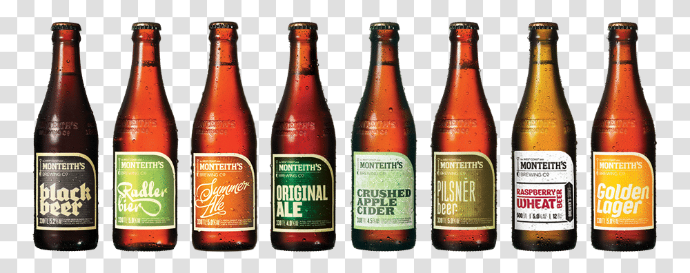 New Zealand Beer Monteith, Alcohol, Beverage, Drink, Bottle Transparent Png