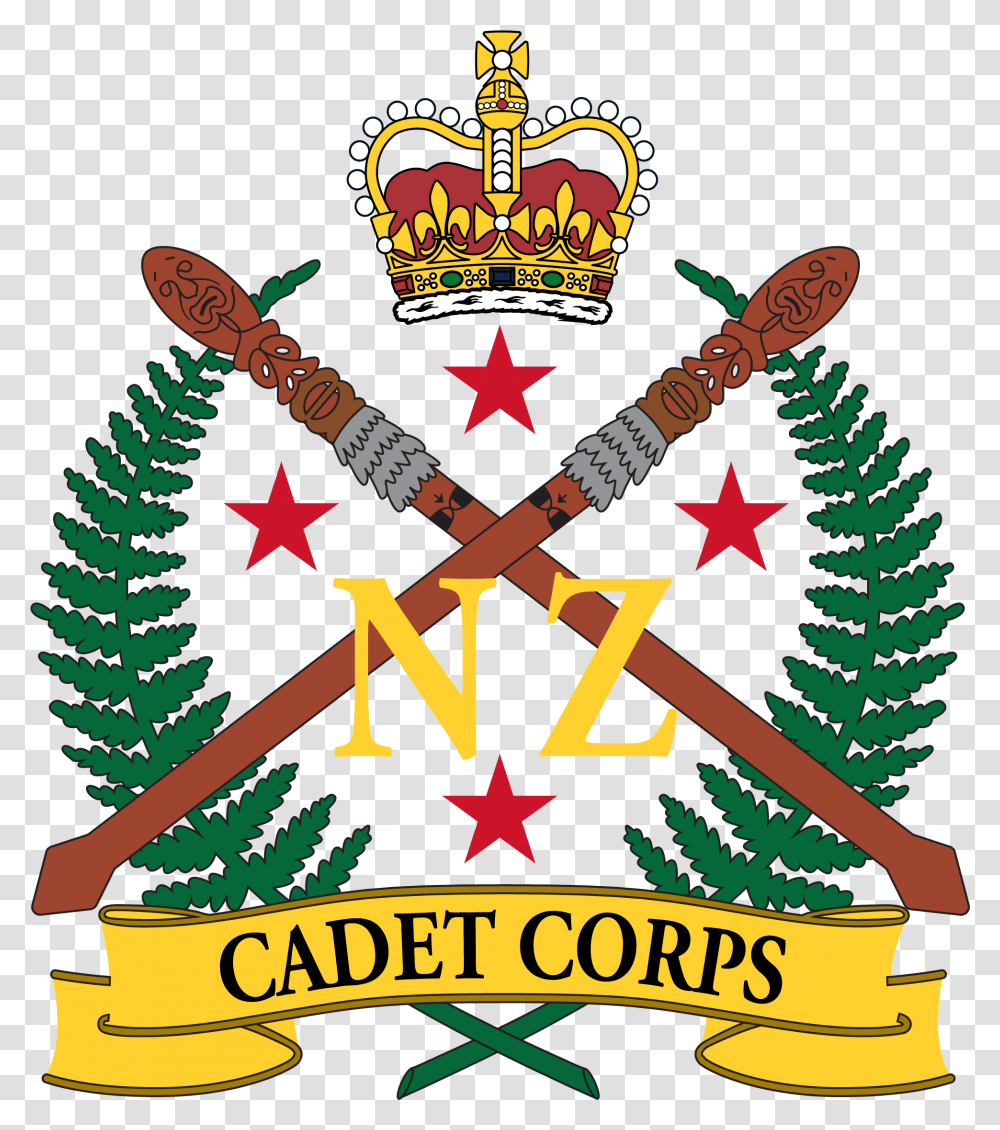 New Zealand Cadet Corps Crest New Zealand Cadet Corps, Symbol, Emblem, Advertisement, Poster Transparent Png