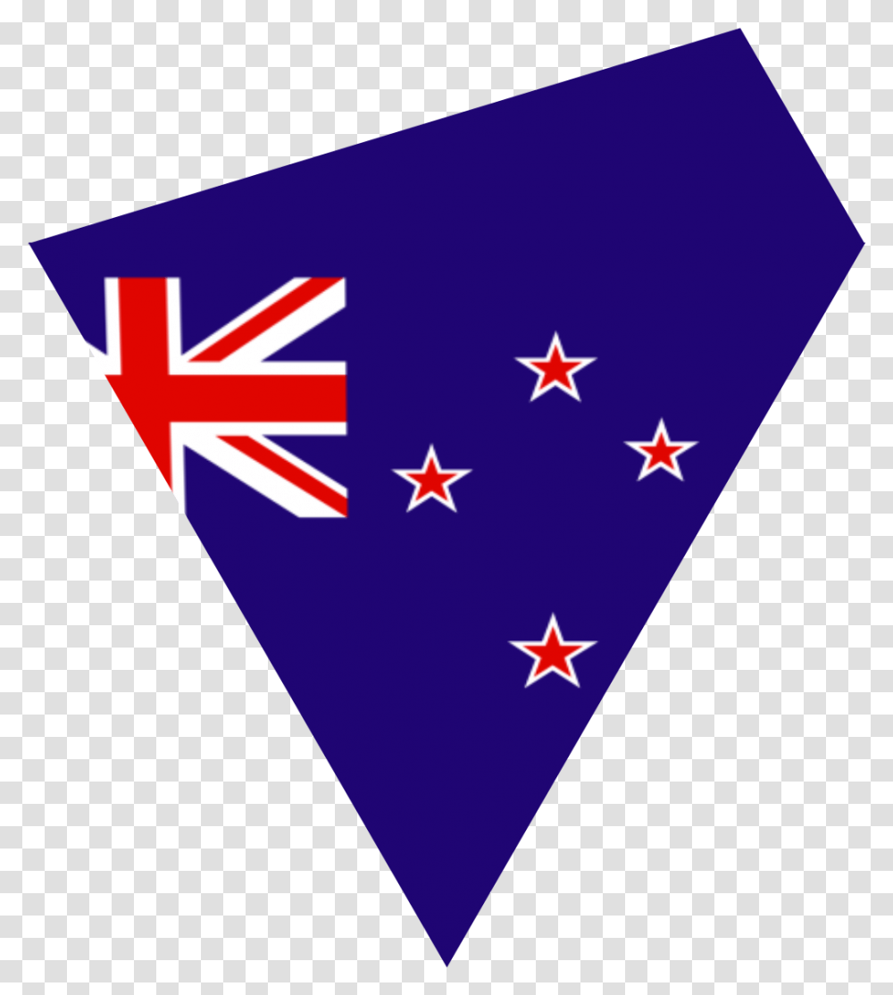 New Zealand Flag New Zealand Flag Nz Gif, Triangle, Symbol, Star Symbol Transparent Png