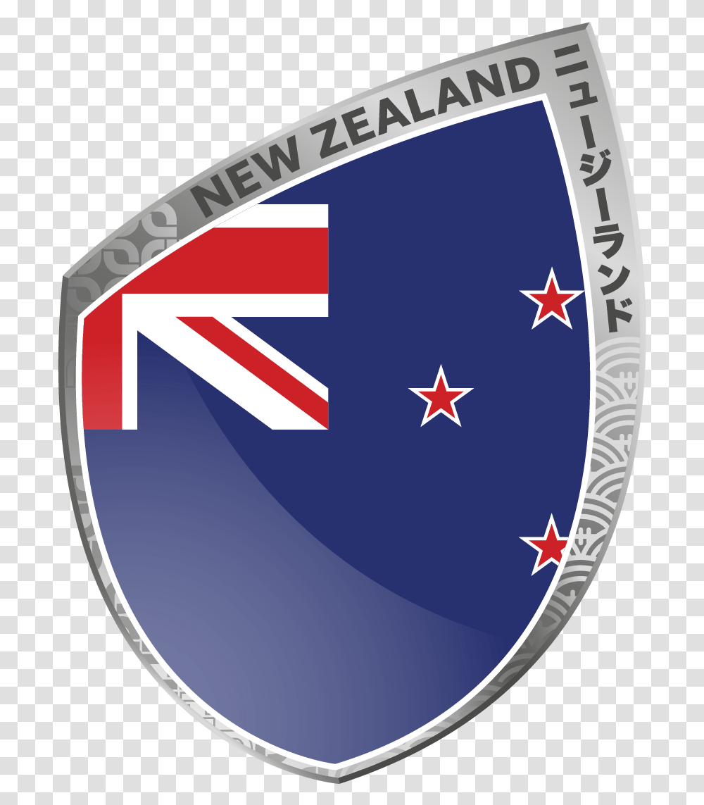 New Zealand Flag New Zealand Vs Canada Rugby World Cup, Shield, Armor Transparent Png