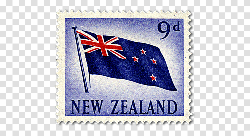 New Zealand Flag Post Stamp New Zealand Flag, Postage Stamp, Poster Transparent Png