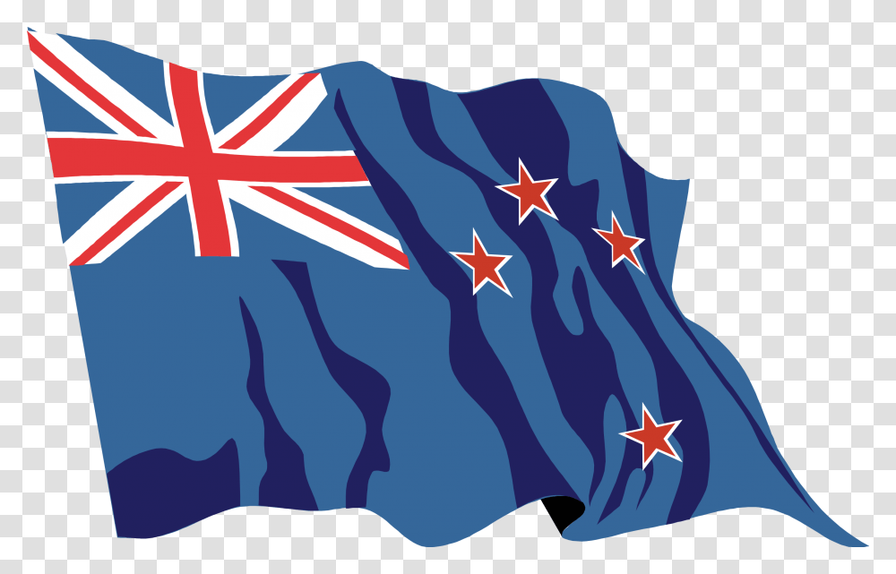 New Zealand Flag Waving Icon New Zealand Flag Waving, Symbol Transparent Png