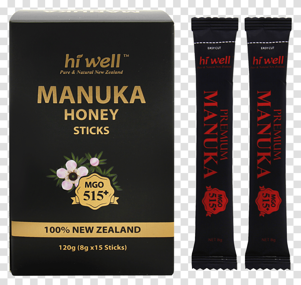 New Zealand Manuka Honey Stick, Book, Bottle, Aftershave Transparent Png