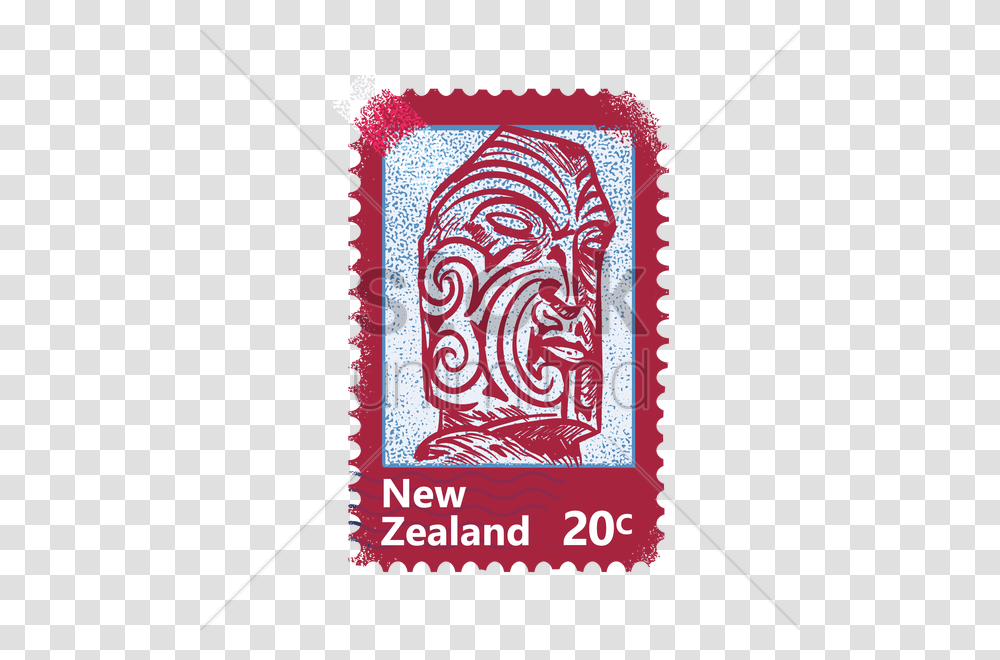 New Zealand Postage Stamp Design Vector Image, Doodle, Drawing Transparent Png