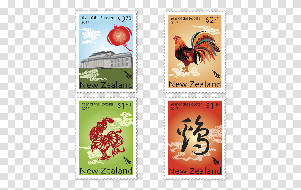 New Zealand Stamp 2017, Postage Stamp, Chicken, Poultry Transparent Png