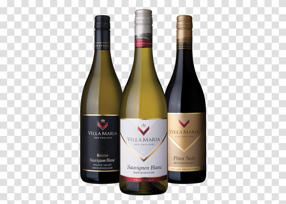 New Zealand Villa Maria Wine, Alcohol, Beverage, Drink, Bottle Transparent Png