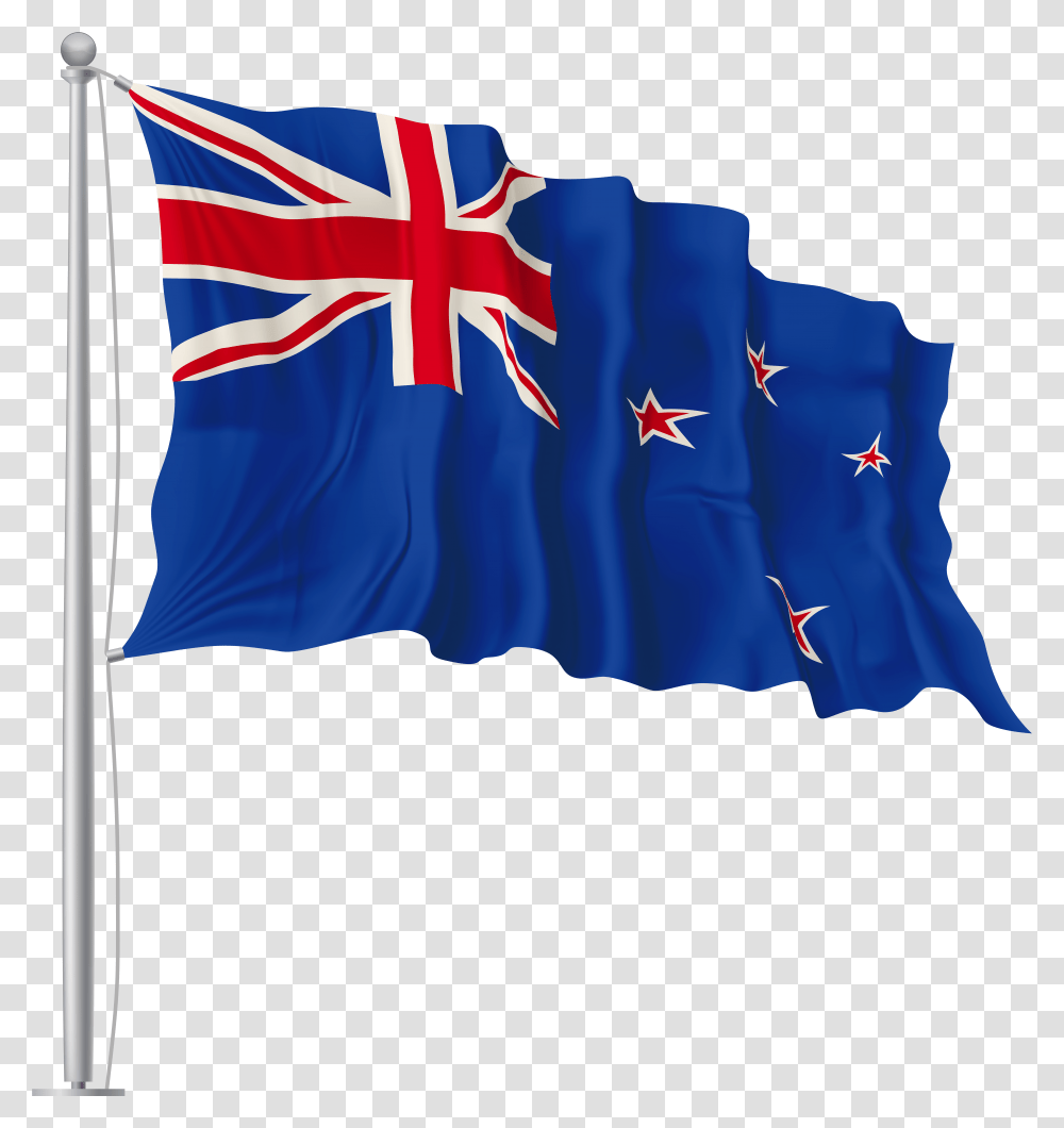 New Zealand Waving Flag Image Transparent Png