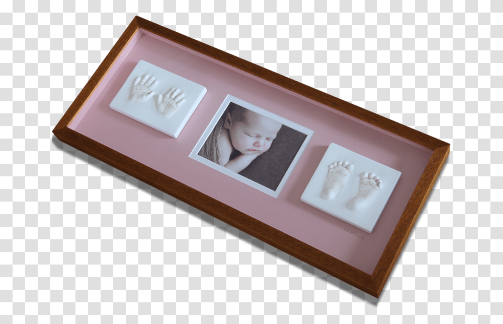 Newborn Baby Hands And Feet Casting, Canvas, Person, Tabletop, Box Transparent Png