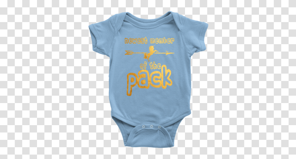 Newborn Baby Shower Newest Member Of The Pack Gold Unicorn Onesies, Apparel, T-Shirt, Sweatshirt Transparent Png