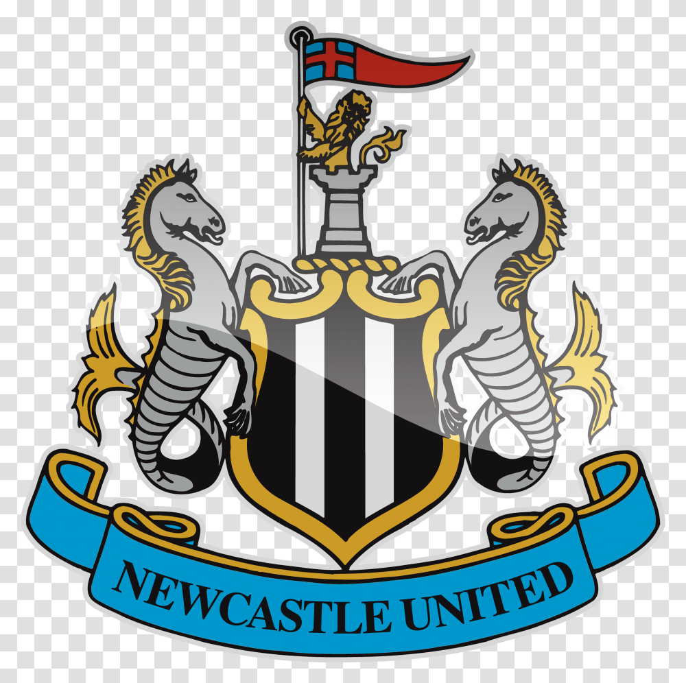 Newcastle United Fc Hd Logo Football Logos Newcastle United Logo Hd, Symbol, Trademark, Emblem, Armor Transparent Png