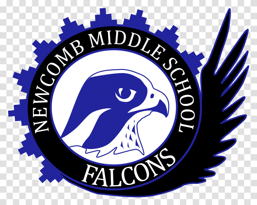 Newcomb Middle School Logo Royalty Emblem, Poster, Advertisement, Label Transparent Png