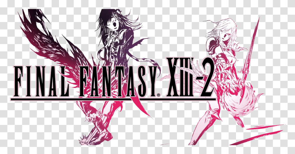Newest Final Fantasy Xiii 2 Gameplay Video Highlights The Final Fantasy Xiii 2 Logo, Person, Human Transparent Png