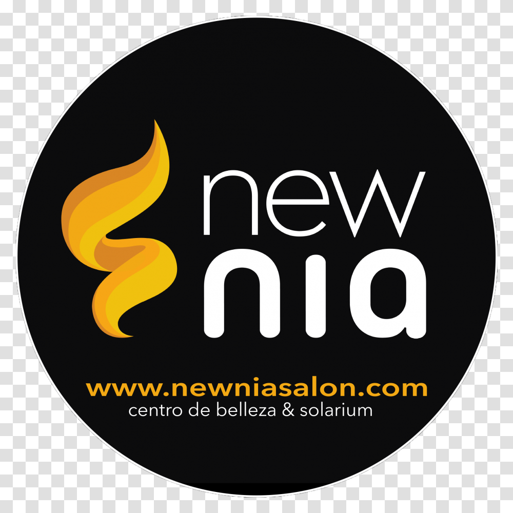Newnia Logotipo Color Negro Circulo Transparente Graphic Design, Trademark, Label Transparent Png