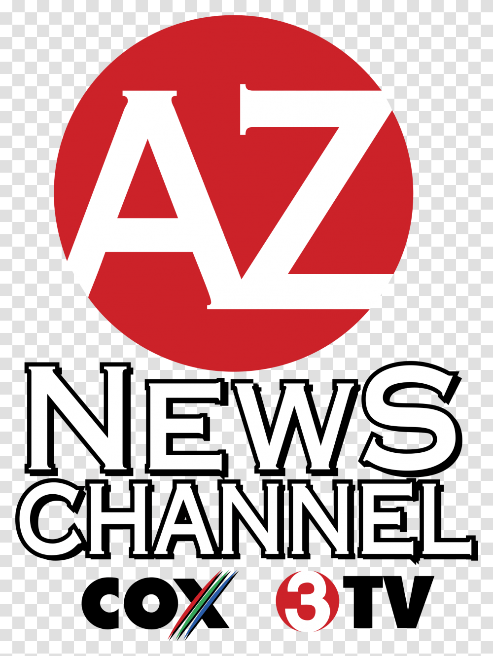 News Channel Logo Az News Channel Cox And 3tv, Text, Symbol, Alphabet, Label Transparent Png