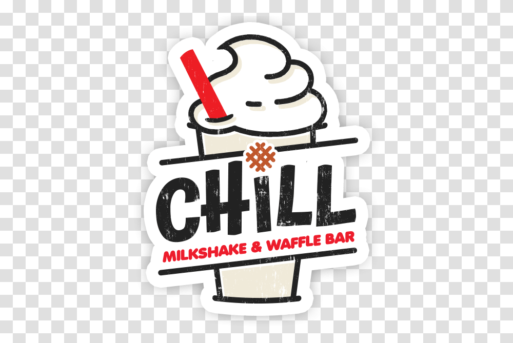 News Chill Milkshake And Waffle Bar Language, Text, Advertisement, Paper, Poster Transparent Png