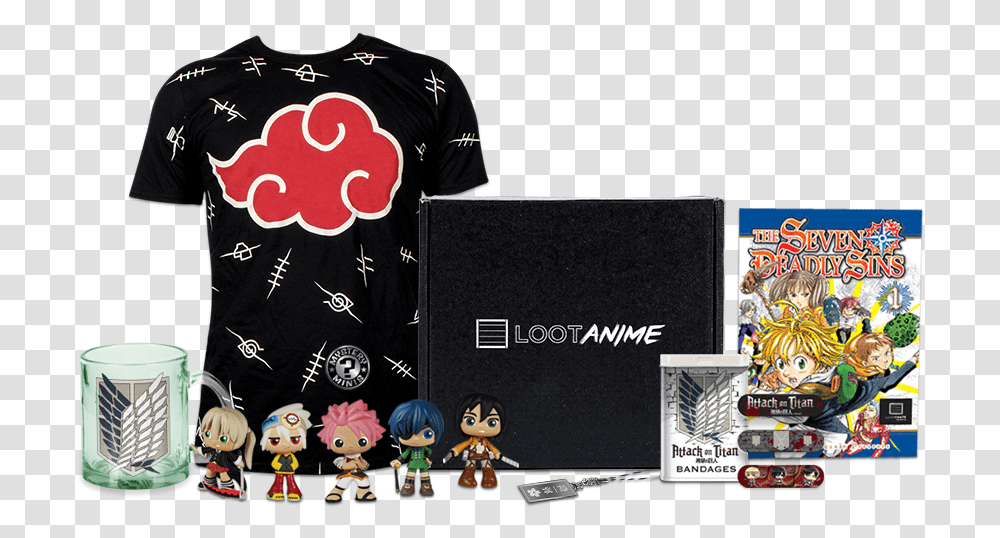 News Crunchyroll Announce Loot Anime Partnership And Hot Loot Crate Anime April 2019, Clothing, Apparel, Person, Human Transparent Png