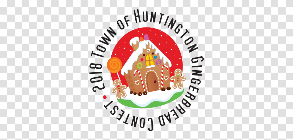 News Details Town Of Huntington Long Island New York Gingerbread House, Food, Cookie, Biscuit, Icing Transparent Png